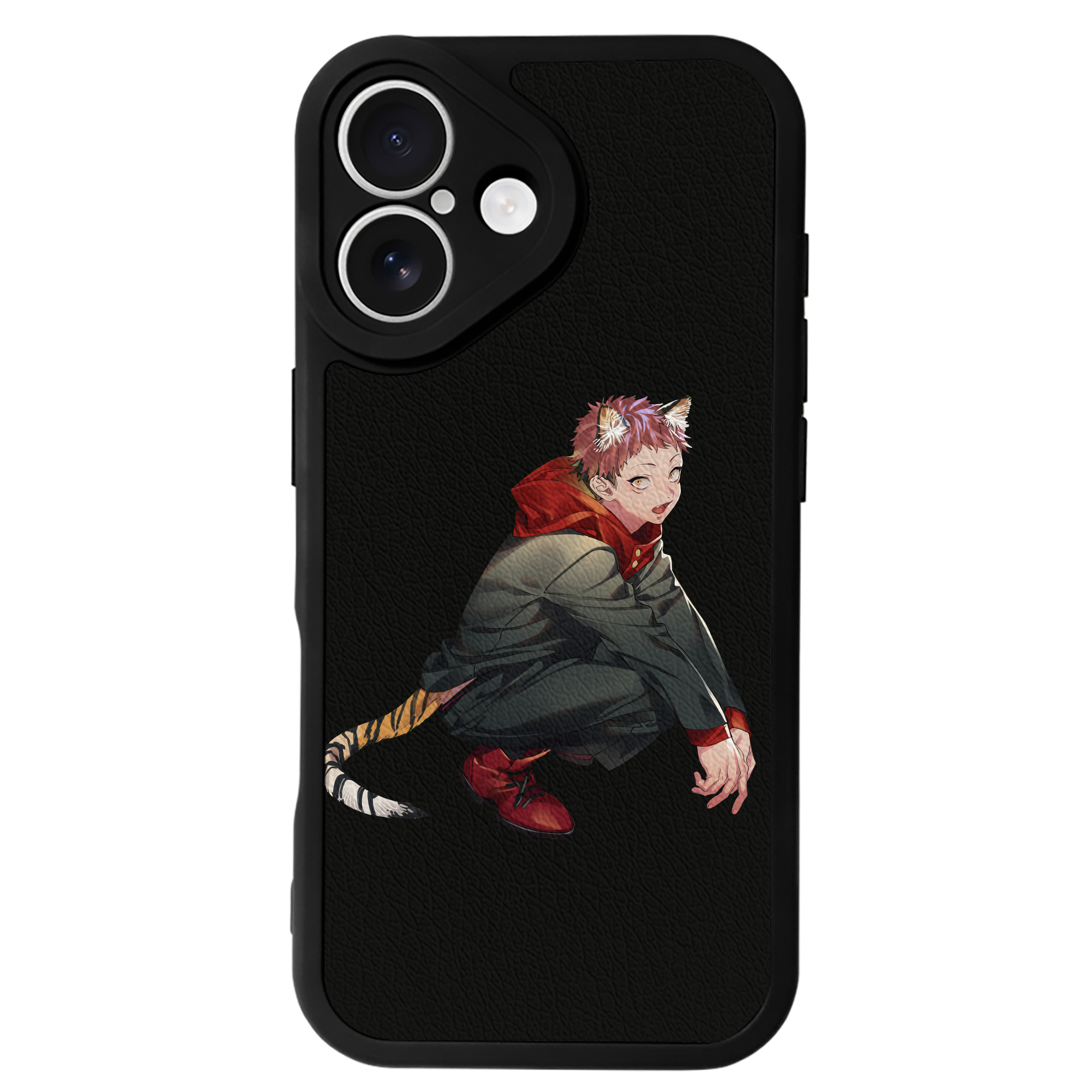 （画像用） 呪術廻戦 Jujutsu Kaisen 【iPhone 16シリーズ対応】シリコンスマホケース（レザー調） 材質：シリコン